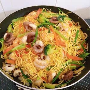 Seafood Stir Fry Noodles